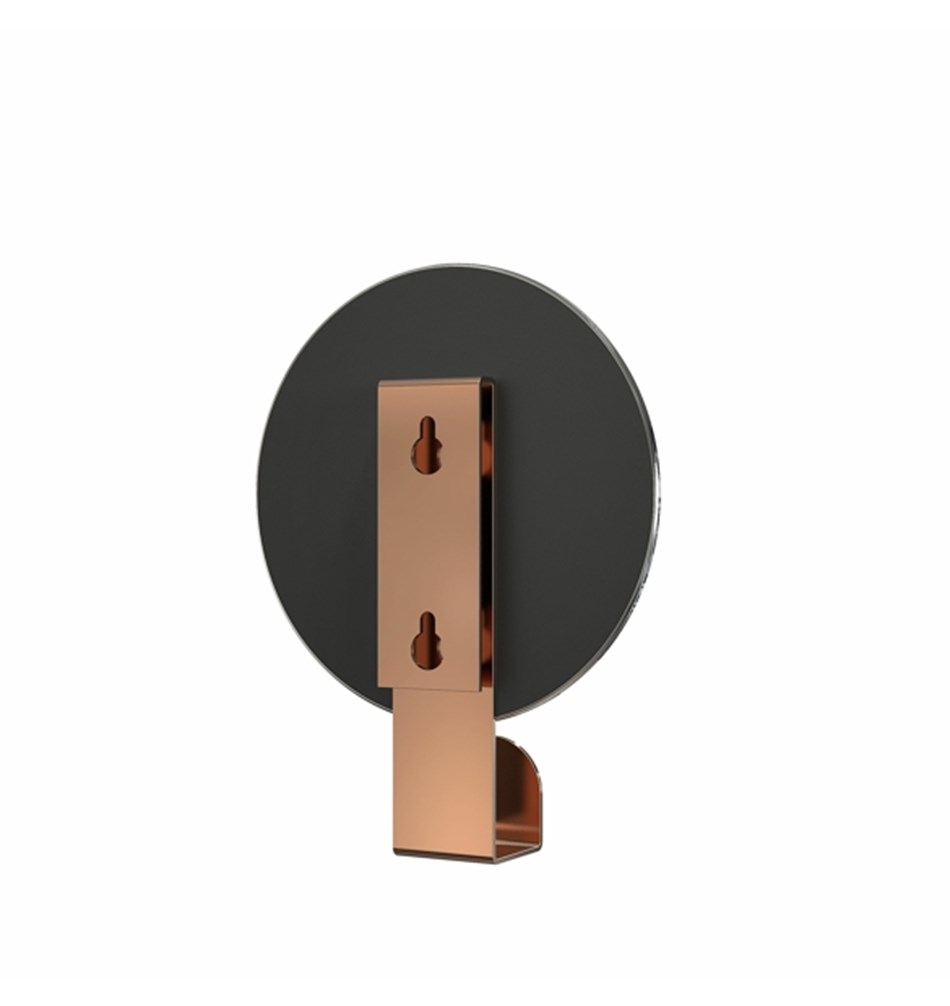 FROST Зеркало 4120 с крючком, круглое » медь Нержавеющая сталь Медь U4120-C  - Вид №3