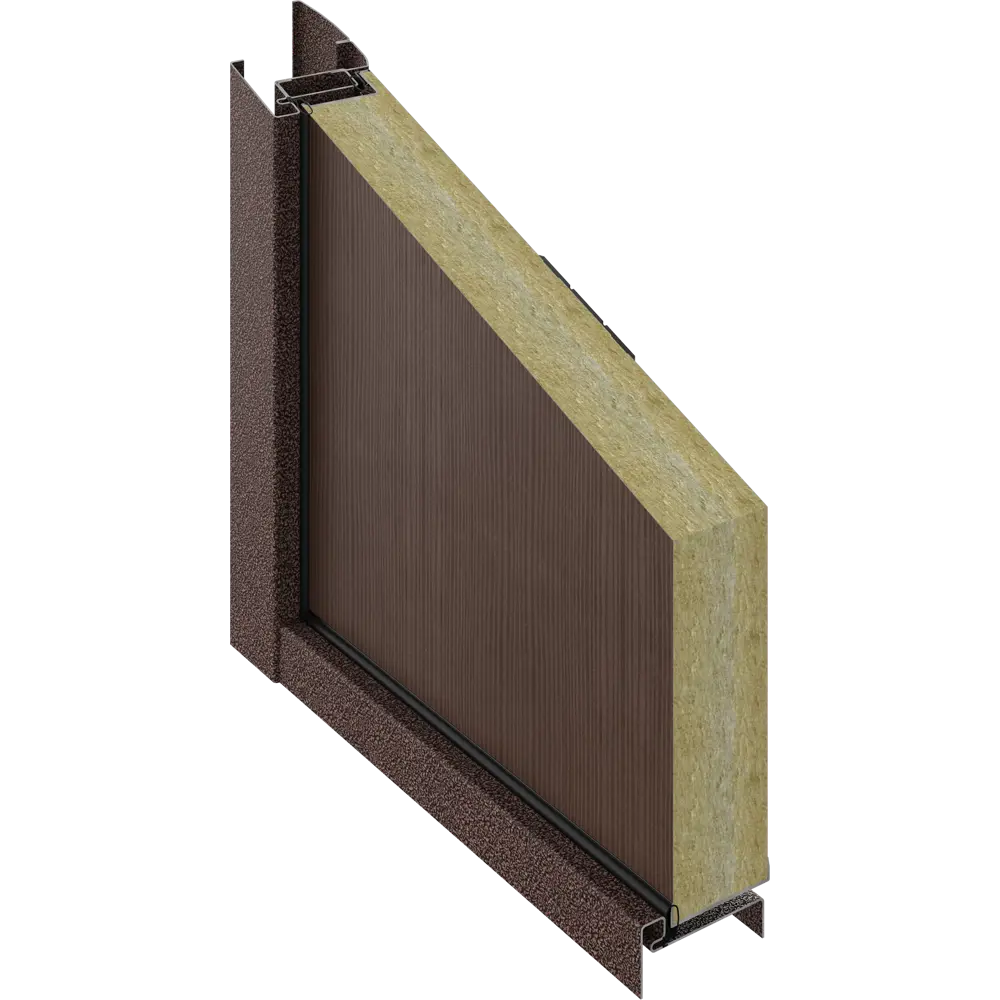 Дверь входная металлическая Ламистайл, 880 мм, левая, цвет венге DOORHAN STLM-2079821 - Вид №5