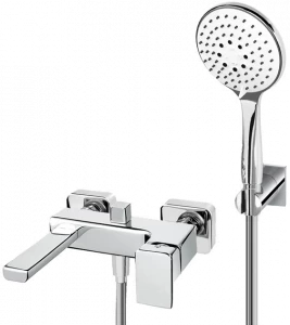 Fir Italia Смеситель для ванны настенный из латуни с ручным душем Kelio 63 6334016