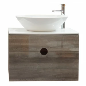 Тумба подвесная "Sole" Хром