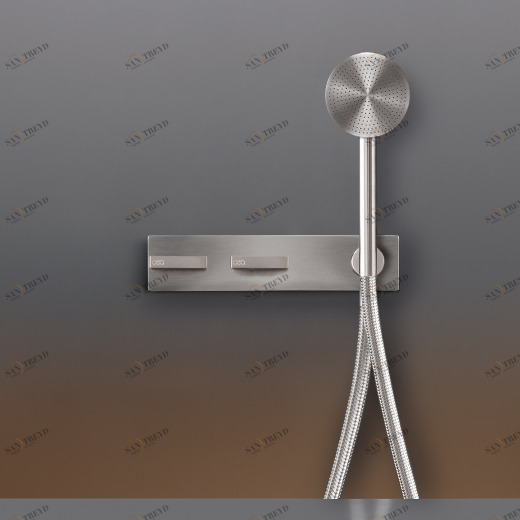 Настенные 2 прогрессивных смесители, установленные для ванной / душа с круглого ручной душ диаметр 80 мм  BAR33H CEADESIGN 