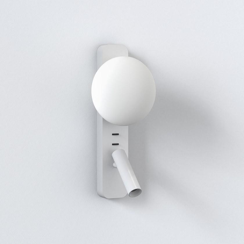 Astro Lighting Алюминиевая лампа для чтения прямого и непрямого света в современном стиле с фиксированным кронштейном Zeppo sun-id-1501885 - Вид №6