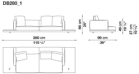 B&B Italia Кожаный диван Dock sun-id-1441060 - Вид №81