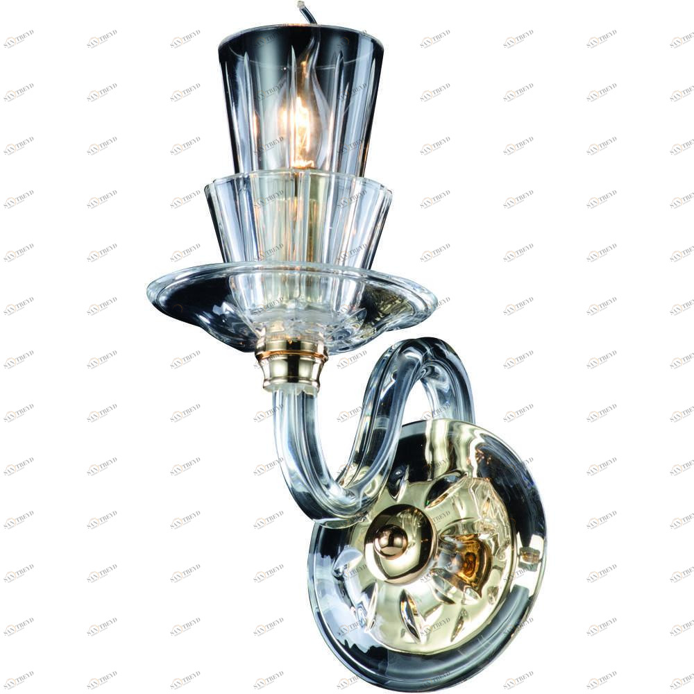 Бра Divinare Susana 5122/09 AP-1 DIVINARE СВЕЧА 078876 Золото;прозрачный 
