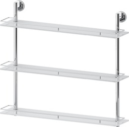 071 Полка с ограничителем 70 см тройная (стекло) LUX FBS Luxia