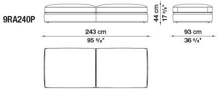 B&B Italia Модульный угловой диван из ткани Richard sun-id-1472345 - Вид №32