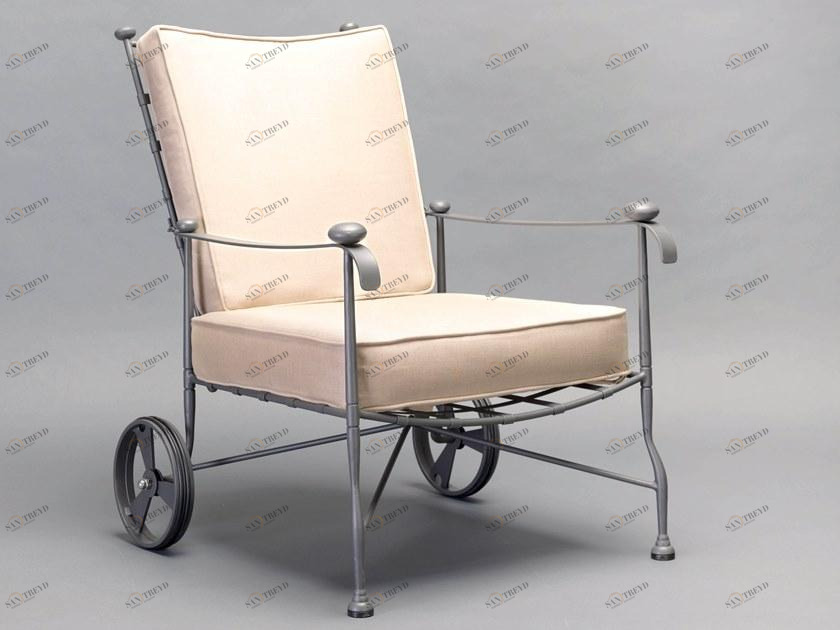 OFFICINACIANI Садовое кресло из железа с подлокотниками Intreccio Gf4004ar 