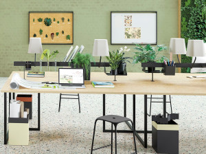 Набор столов из стали с порошковым покрытием