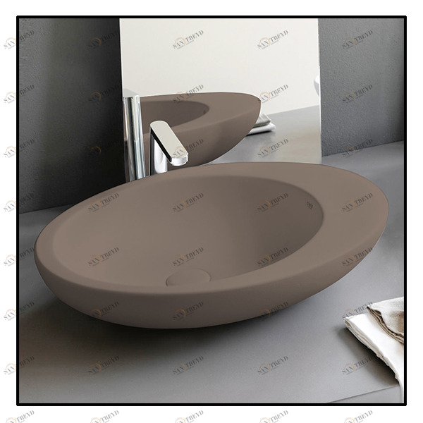LGLA60AV Накладная раковина на столешницу  овальная Ceramica Cielo 