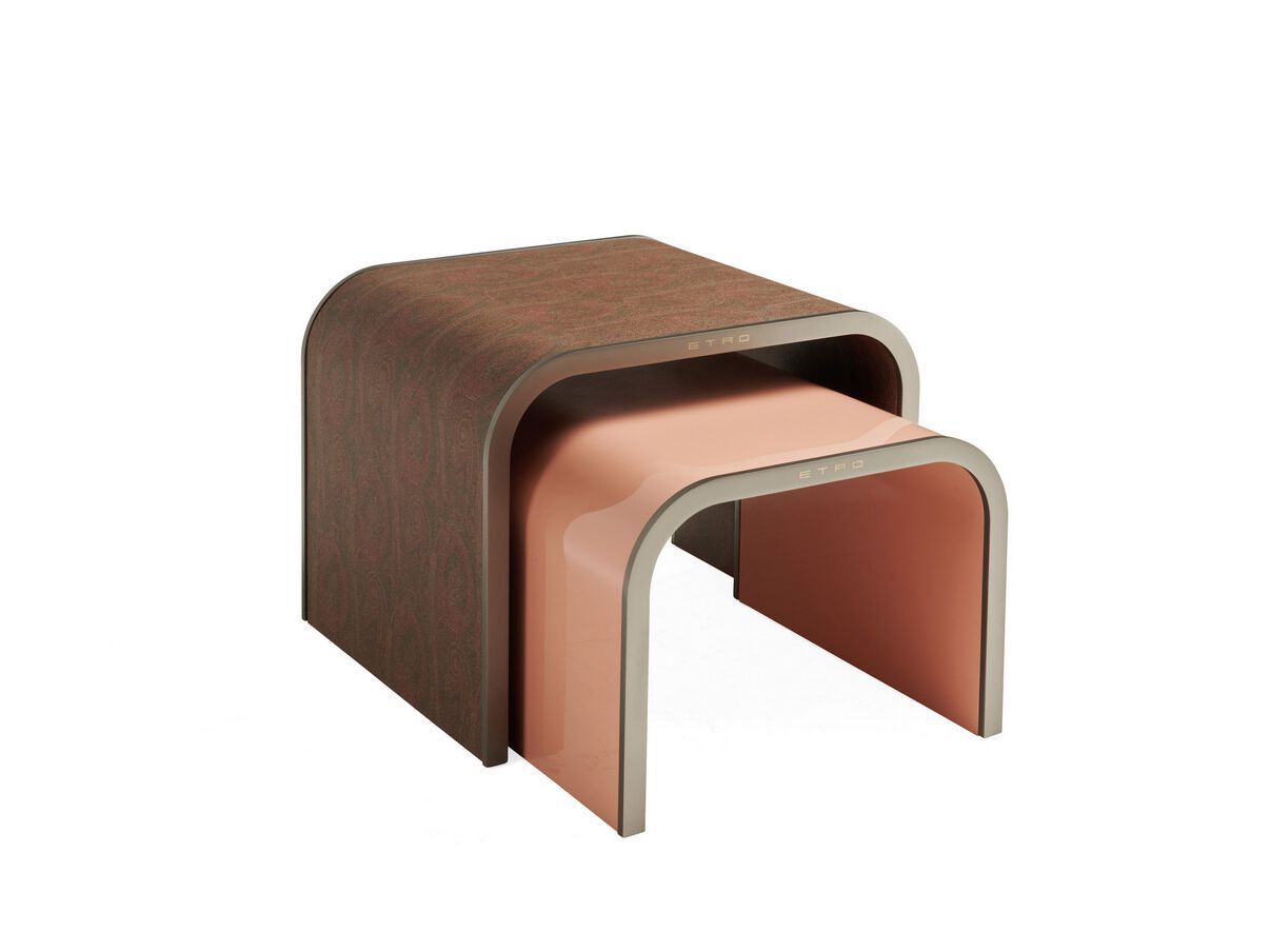 Деревянный штабелируемый квадратный журнальный столик ETRO Home Interiors Fly Over ARCH-00098911 - Вид №1