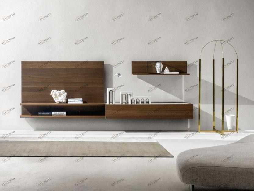 ZANETTE Настенная стенка для хранения, лакированная дубом Day moove sun-id-1405846