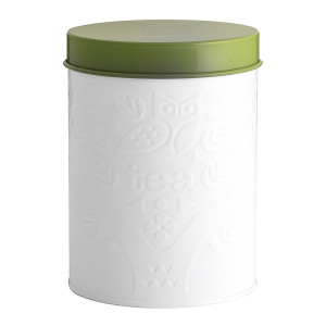 2002.218 Банка для чая in the forest, 1,3 л, бело-зеленая Mason Cash