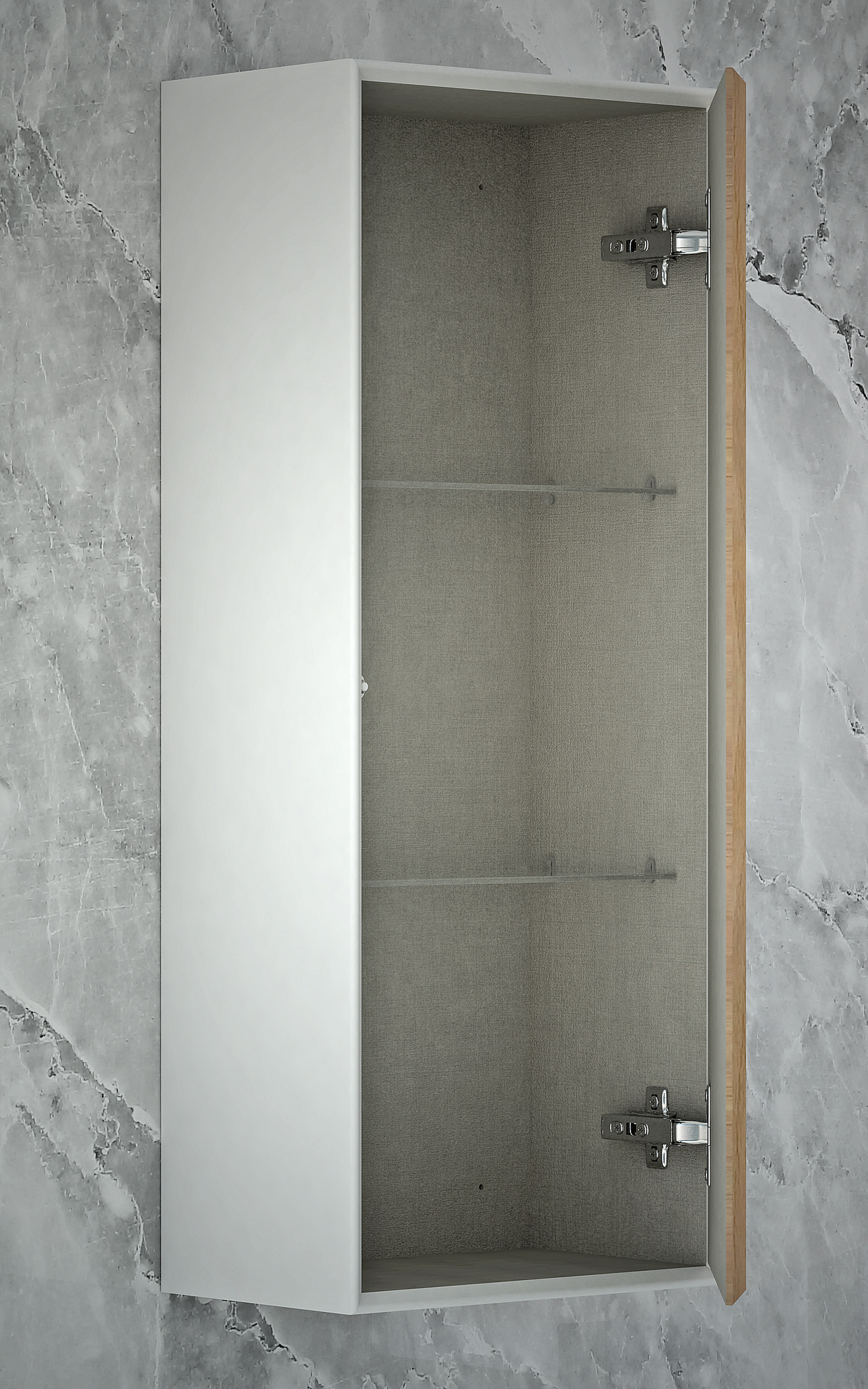 Колонна с одной распашной дверцей (реверсная) CEZARES BELLAGIO 54721 GRAFITE - Вид №1