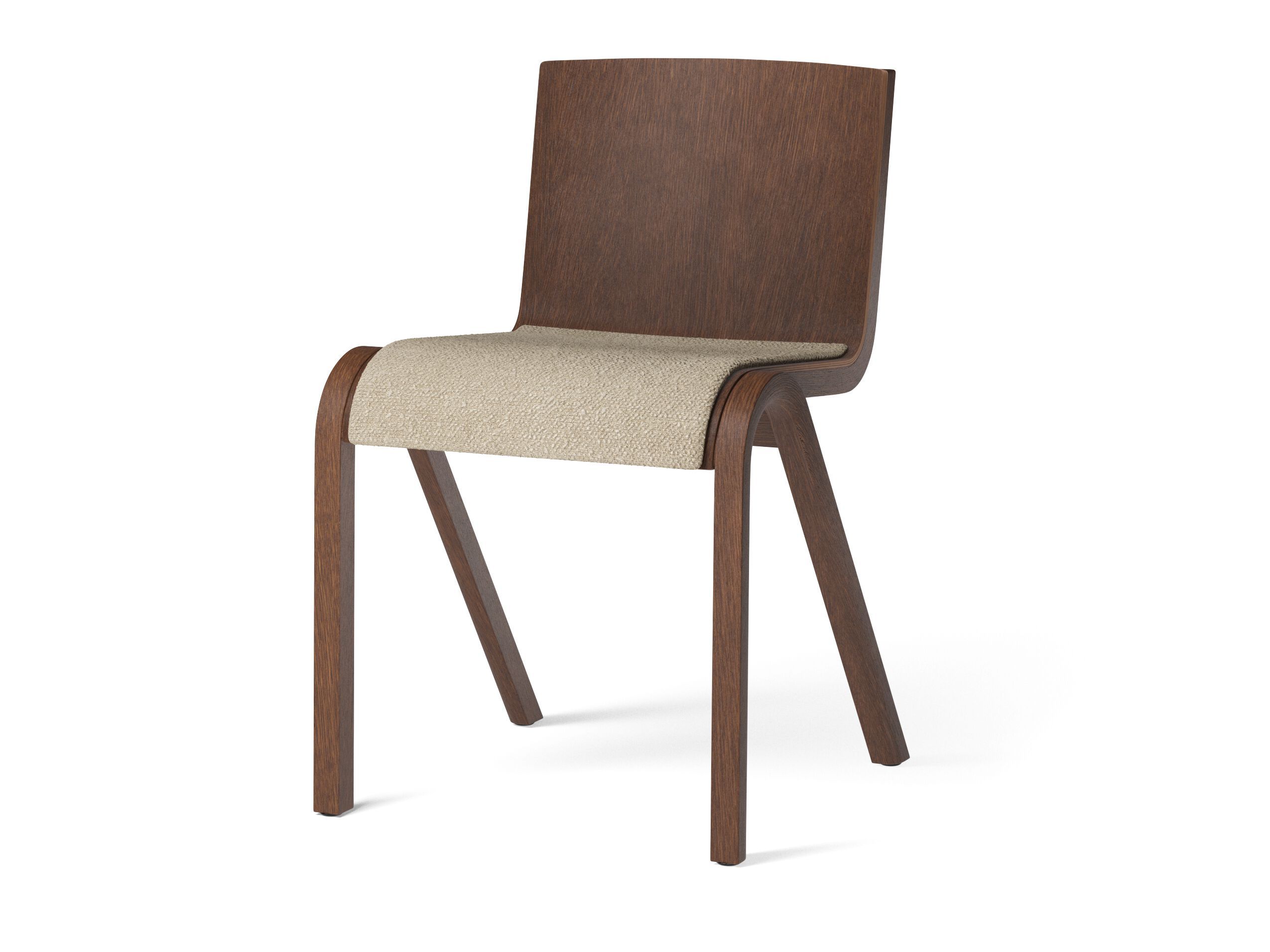 Деревянный штабелируемый стул с мягким сиденьем Audo Copenhagen Ready ARCH-00117707 - Вид №1