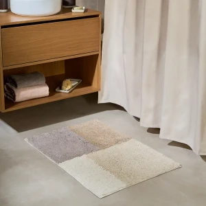 WESS Native — коврик для ванной бежевый 60×90 см с противоскользящим покрытием 89401857