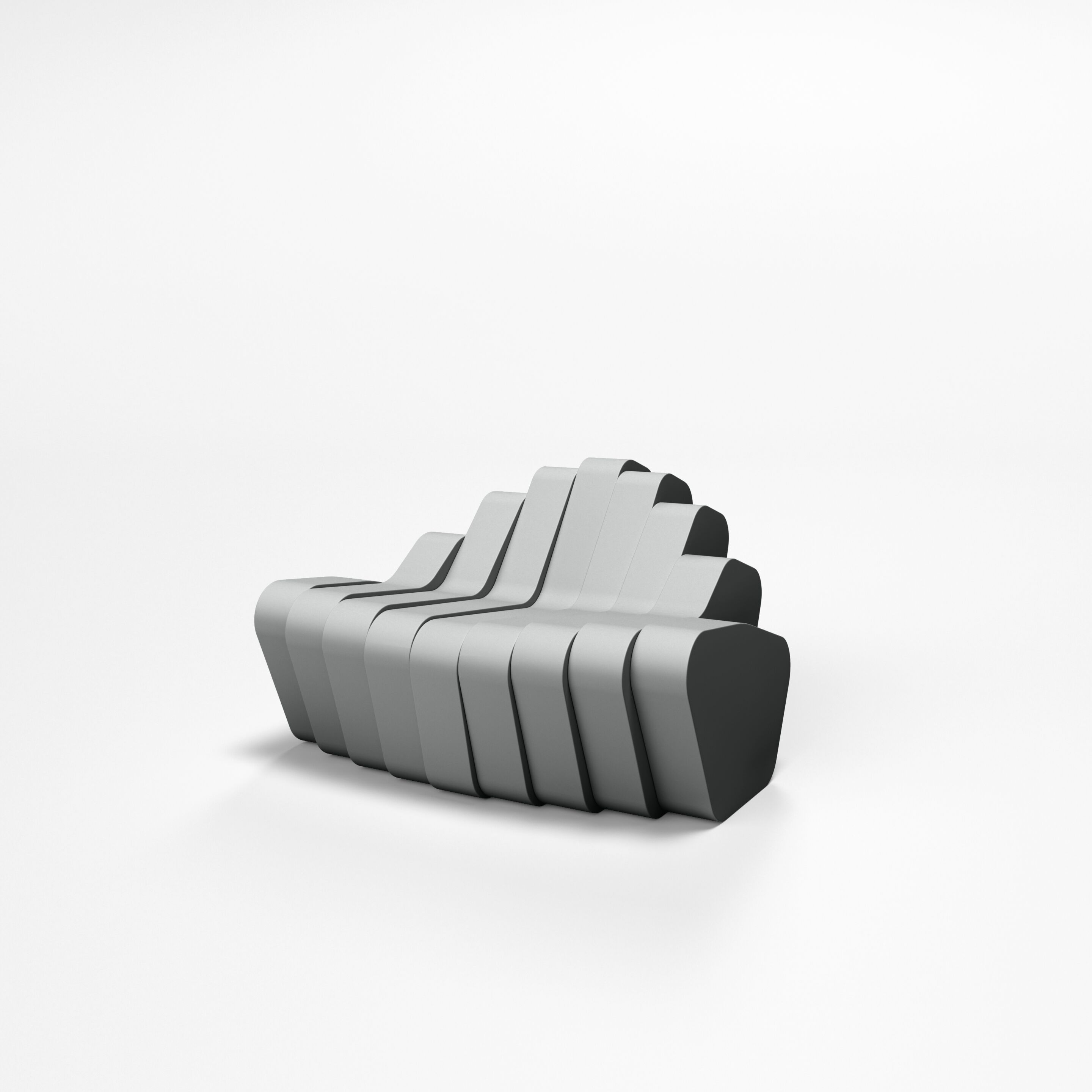 Пенопластовая скамья со спинкой SIXINCH Cliffy ARCH-00009974 - Вид №13