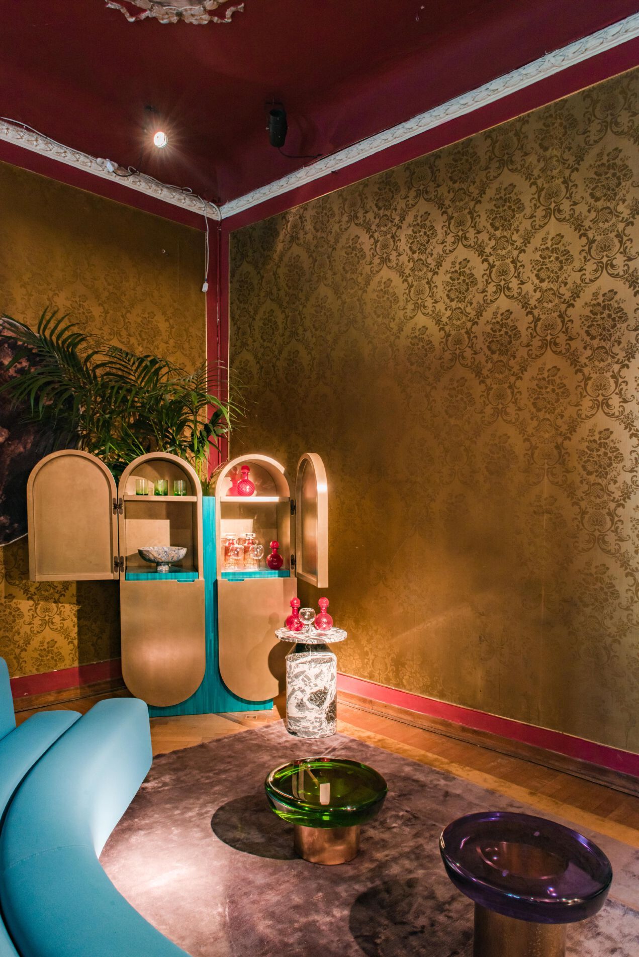 Прямоугольный ковер ручной работы Tapis Rouge цветной блок ARCH-00087710 - Вид №3