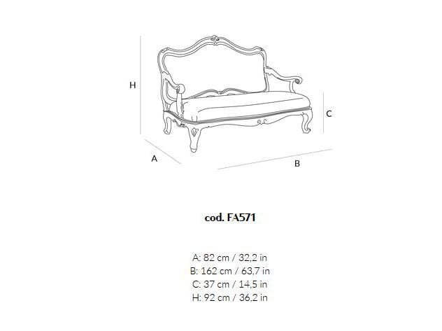 2-местный тканевый диван Lando GIGI ARCH-00065706 - Вид №1