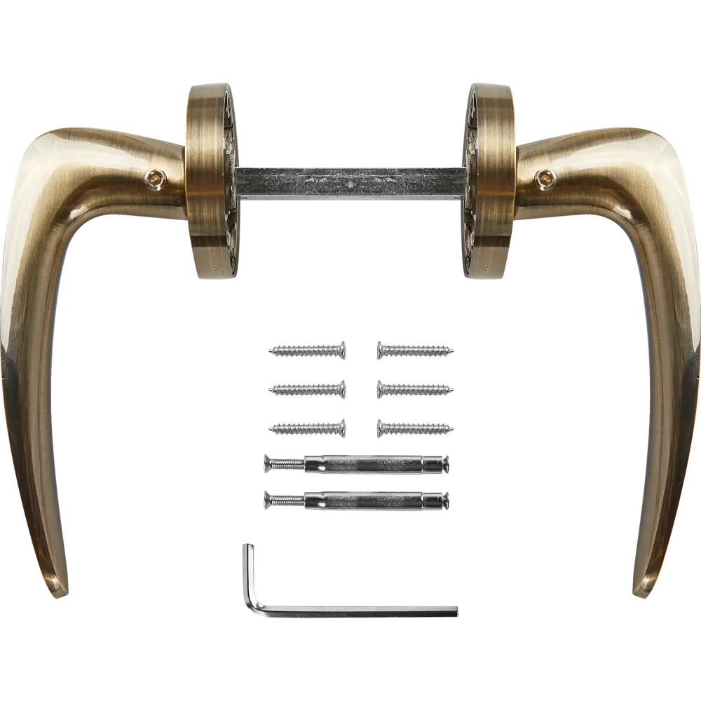 Дверные ручки PUNTO Petra бронза для межкомнатных и входных дверей 85202871 STLM-0059831 - Вид №1