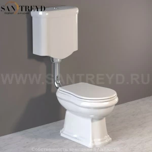 108201 Бачок для унитаза Белый Kerasan RETRO Италия