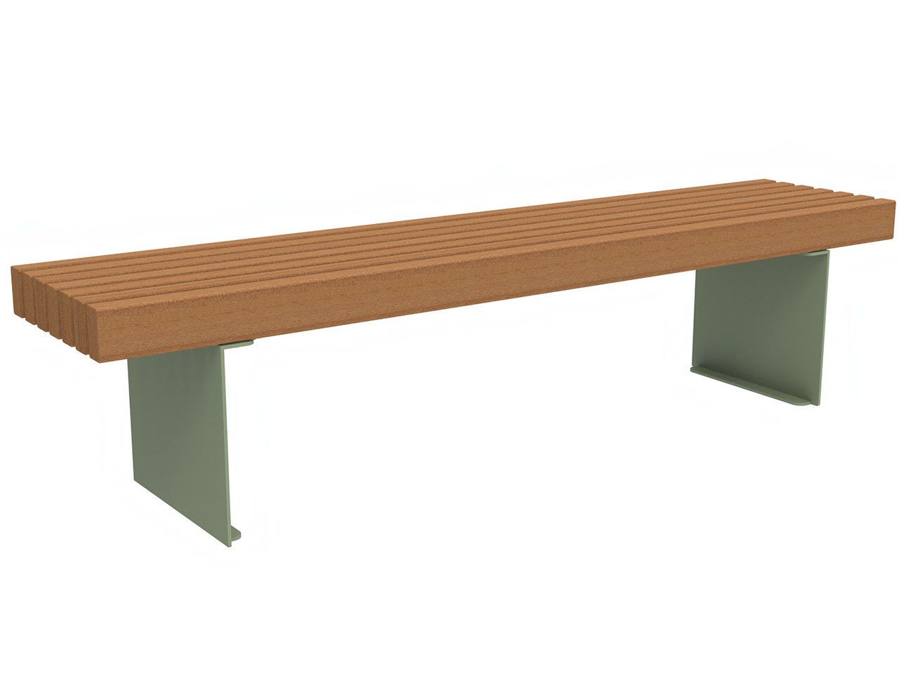 Скамья okumè без спинки Lazzari дольмен ARCH-00006528 - Вид №3