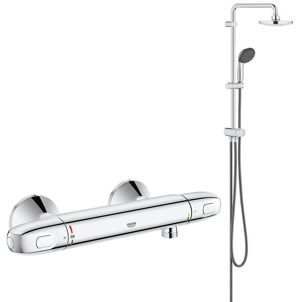 Душевая система Vitalio Start System 180 Flex с термостатом для душа (NSB0160) Grohe