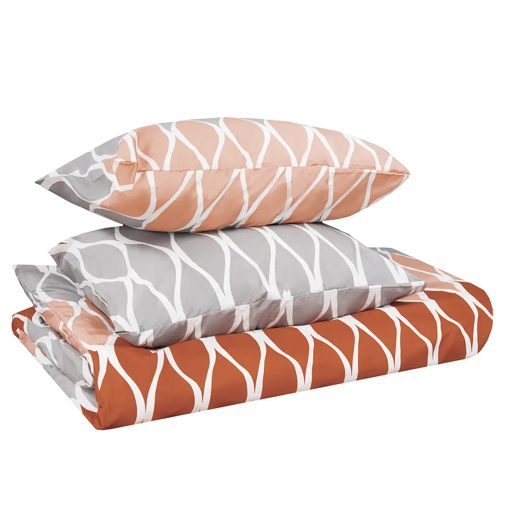 Комплект постельного белья Amore Mio Перт евро полисатин разноцветный STLM-2152276 - Вид №1