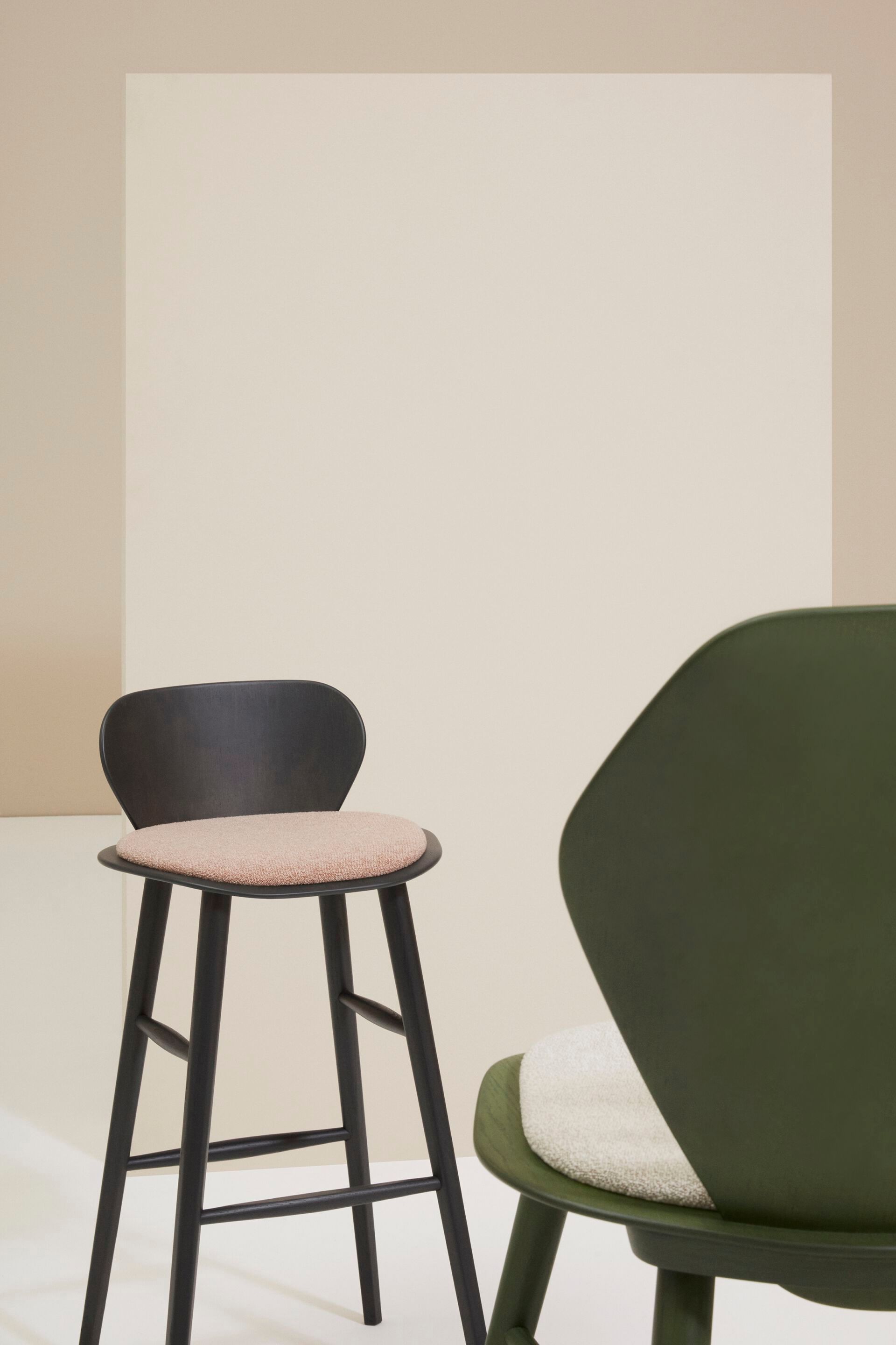 Высокий стул из ясеня с мягким сиденьем Billiani Edelweiss ARCH-00149935 - Вид №2