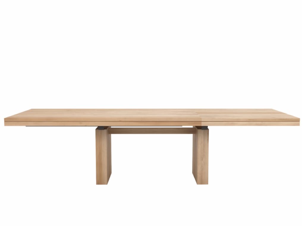 Прямоугольный выдвижной стол из дуба Ethnicraft Double ARCH-00026055 - Вид №1