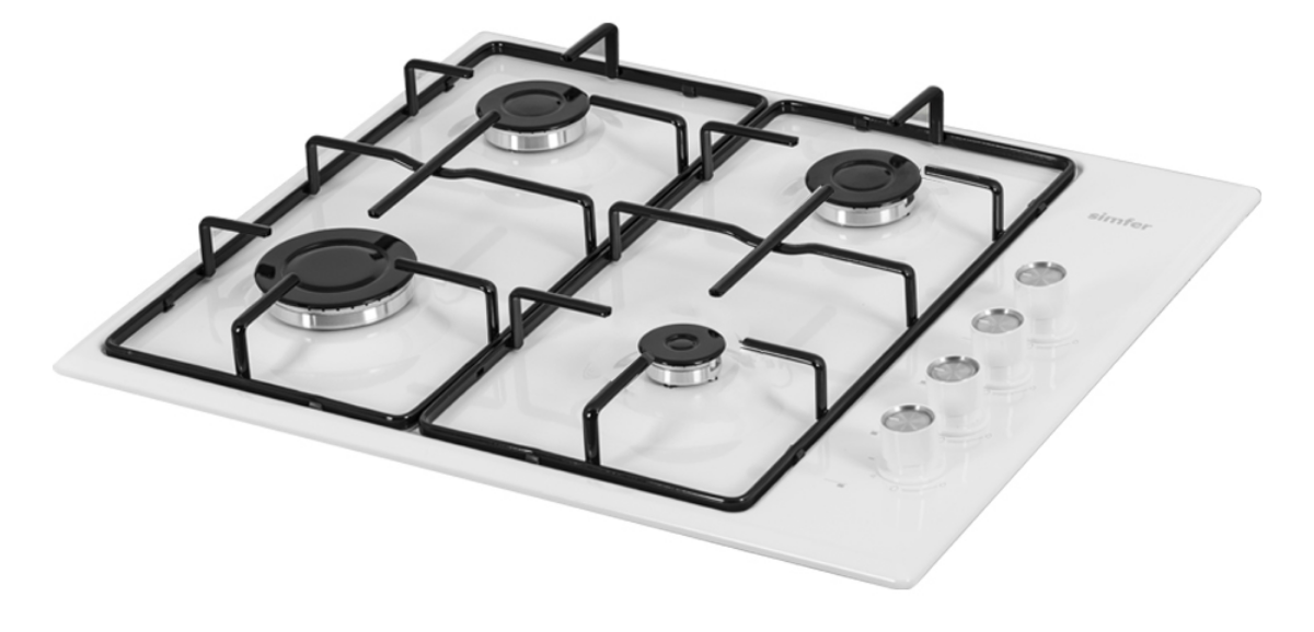 9211439 Газовая варочная поверхность Simfer H60Q40W400 STDN-0058686 - Вид №6