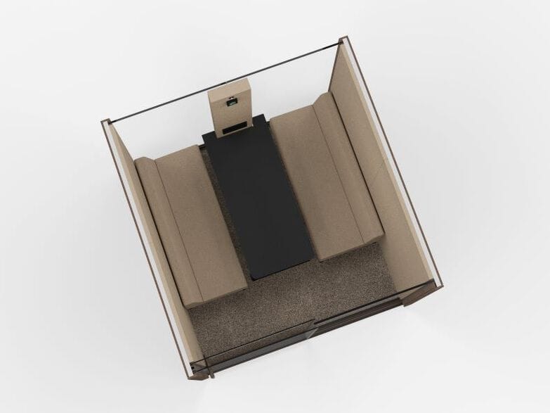 Многосторонняя акустическая офисная кабина с сиденьем Vetrospace VETROSPACE M+ ARCH-00039909 - Вид №2