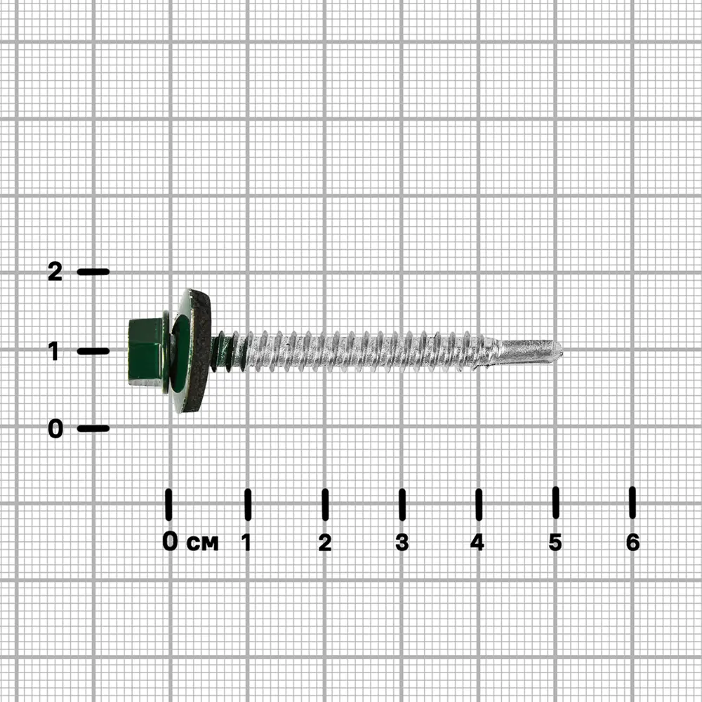 Саморезы кровельные Standers с буром для металлической обрешетки 5.5×51 мм 89213069 STLM-1011675 - Вид №2