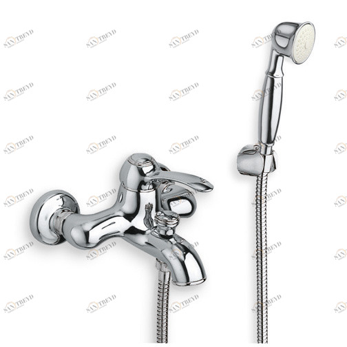 CRIAR100 Внешний смеситель для ванны с гибким шлангом и ручным душем против известкового налета Cristina Rubinetterie 