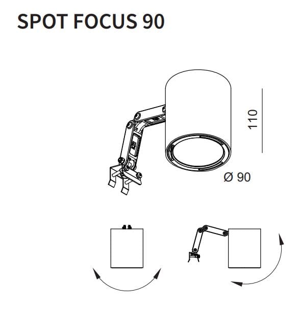 Алюминиевый светодиодный многостенный прожектор Lucifero's Корона ARCH-00000414 - Вид №4