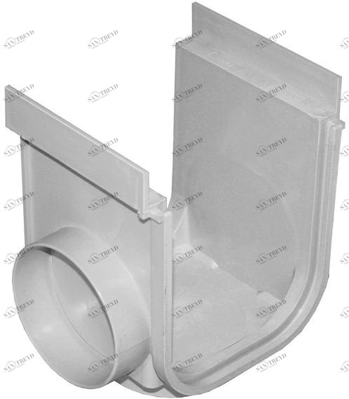 First Corporation Высокий стык со стоками на канал First plast Cags130