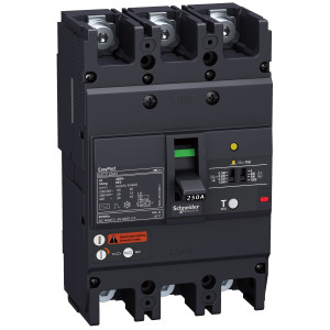 EZCV250H3125 Силовой автомат EZC 250, TM-D c диф защитой, 36кА, 3P, 125А Schneider Electric EasyPact