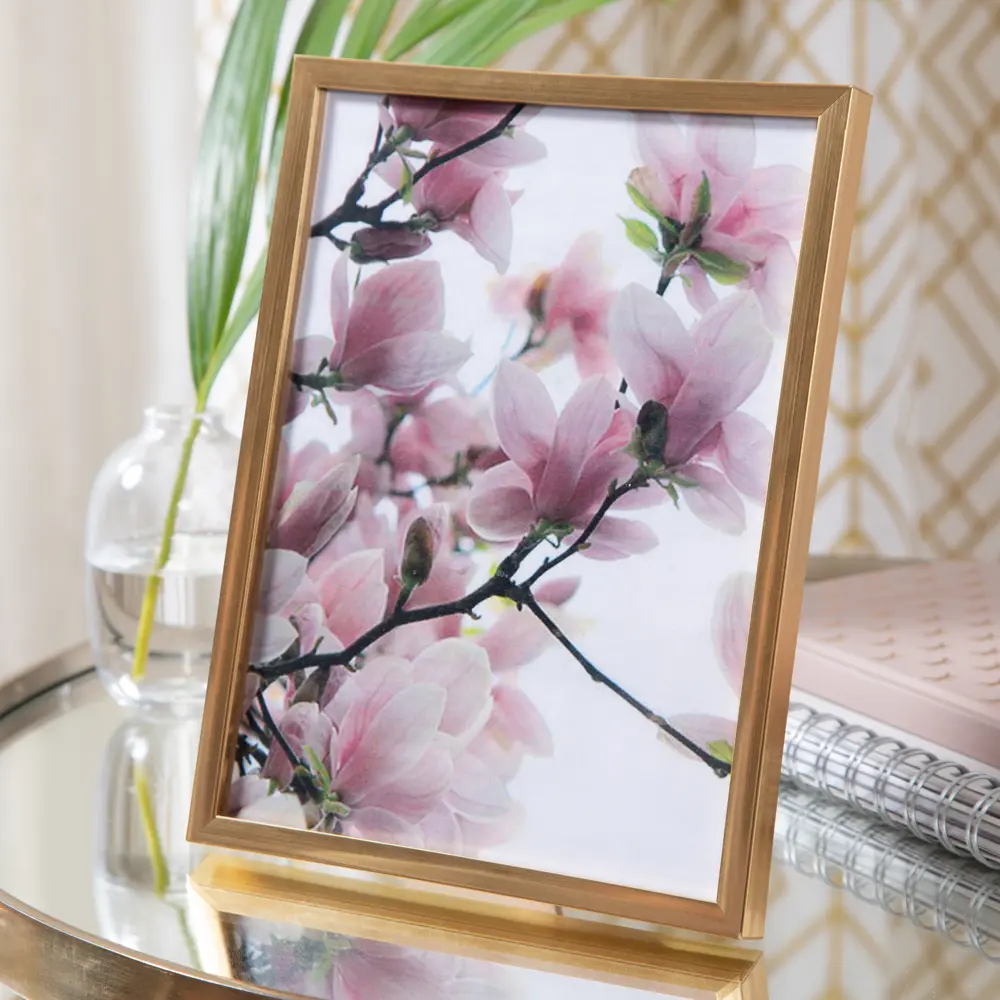 Фоторамка Kreaforta Lila золотая 15×20 см для интерьера 89398516 STLM-1584960 - Вид №6