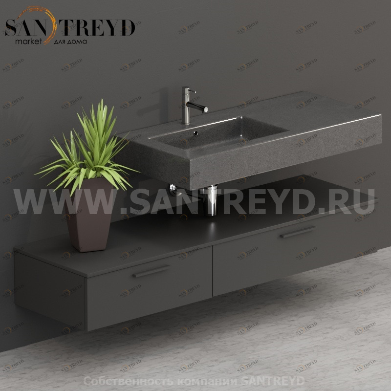 T17052CF2 Столешницы для использования в сочетании с тумбами и открытыми тумбами 170 см коричневая Globo ARREDO WOOD Италия Ceramica Globo