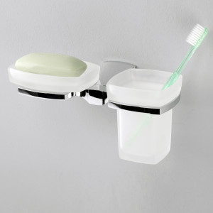 K-2526 Wern Держатель стакана и мыльницы WasserKRAFT Wern K-2500