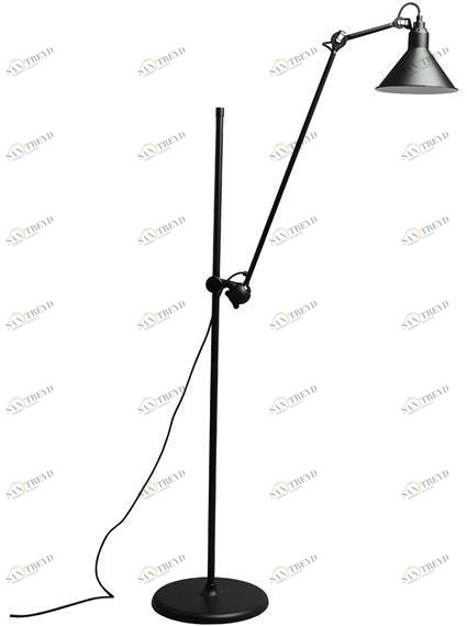 DCW éditions Регулируемый по высоте торшер с гибким кронштейном Lampe gras sun-id-1468548