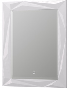 У51937 Зеркало Brilliant/Cristal 70*90 Light, с подогревом 1 Marka Brilliant