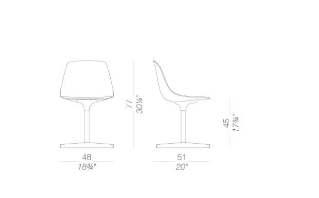 Спицевое кресло в фанере Lapalma MIUNN ARCH-00023939 - Вид №5