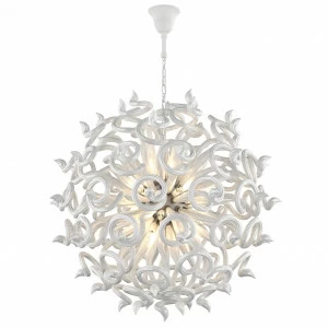 Люстра дизайнерская Twin хром белая 890186 SUPERNW ДИЗАЙНЕРСКИЕ, MEDUSA, ШАР 057757 Белый