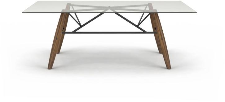 Huppé Прямоугольный стол из дерева и стекла Connection 6087/88/89/90v HUPPE - Вид №4