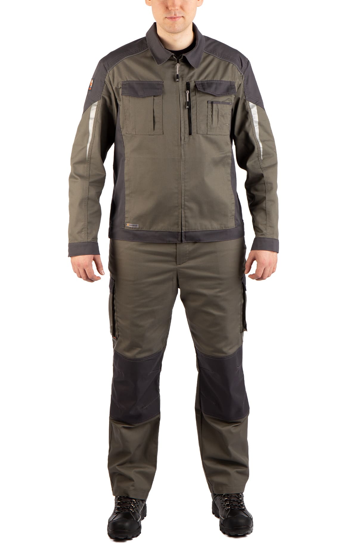 4974822 Костюм  NEW серый хаки графит STATUS  Летняя спецодежда  размер 64-66/170-176  - Вид №16