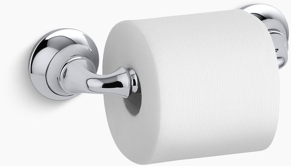 KOHLER Держатель туалетной бумаги Forté Sculpted K-11374-CP 