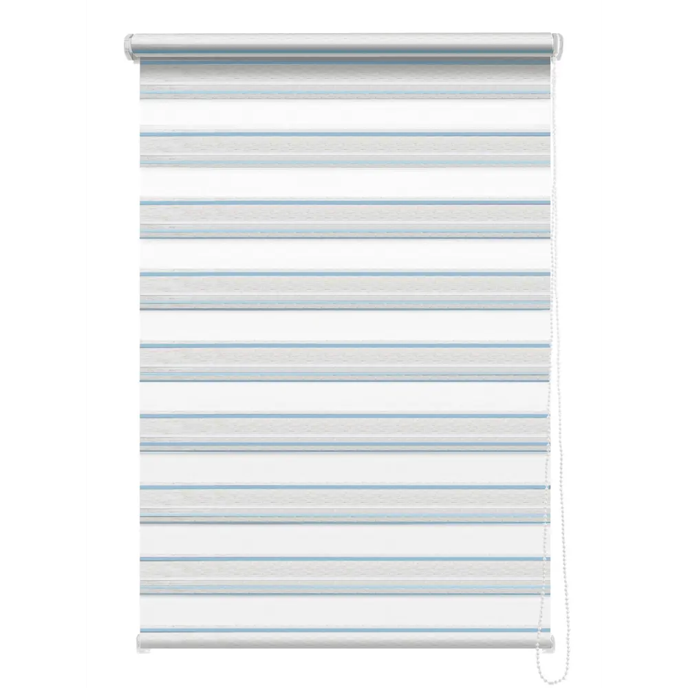 Штора рулонная день-ночь Granada 100x160 см голубая MIAMOZA Коллекция 2024г STLM-2062475