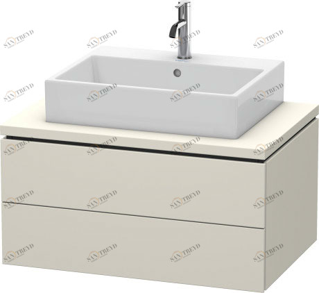 LC581709191 L-Cube Тумбочка для консоли Серо-коричневый декор Duravit