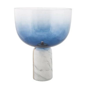 Ваза стеклянная голубая 40 см "Глубина" UNICO ДИЗАЙНЕРСКИЕ 255428 Голубой