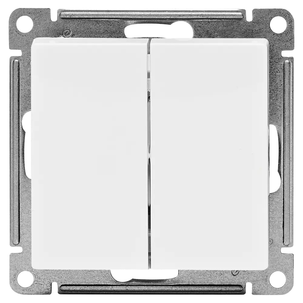 Переключатель встраиваемый Systeme Electric AtlasDesign 2 клавиши STLM-2005887
